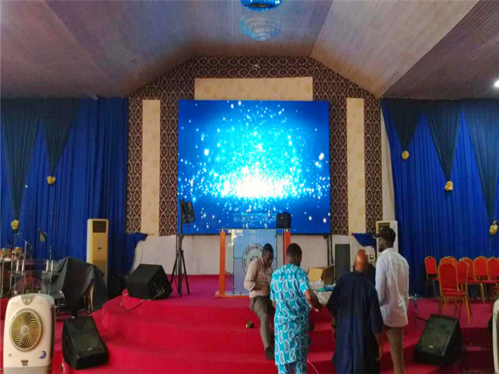 P6 Adeegga Hore ee Gudaha ee LED-ga gidaarka ee Nigeria
